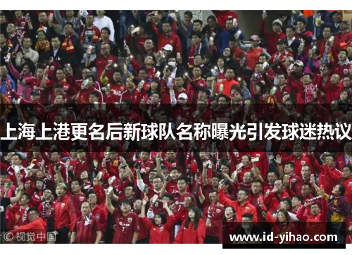 上海上港更名后新球队名称曝光引发球迷热议
